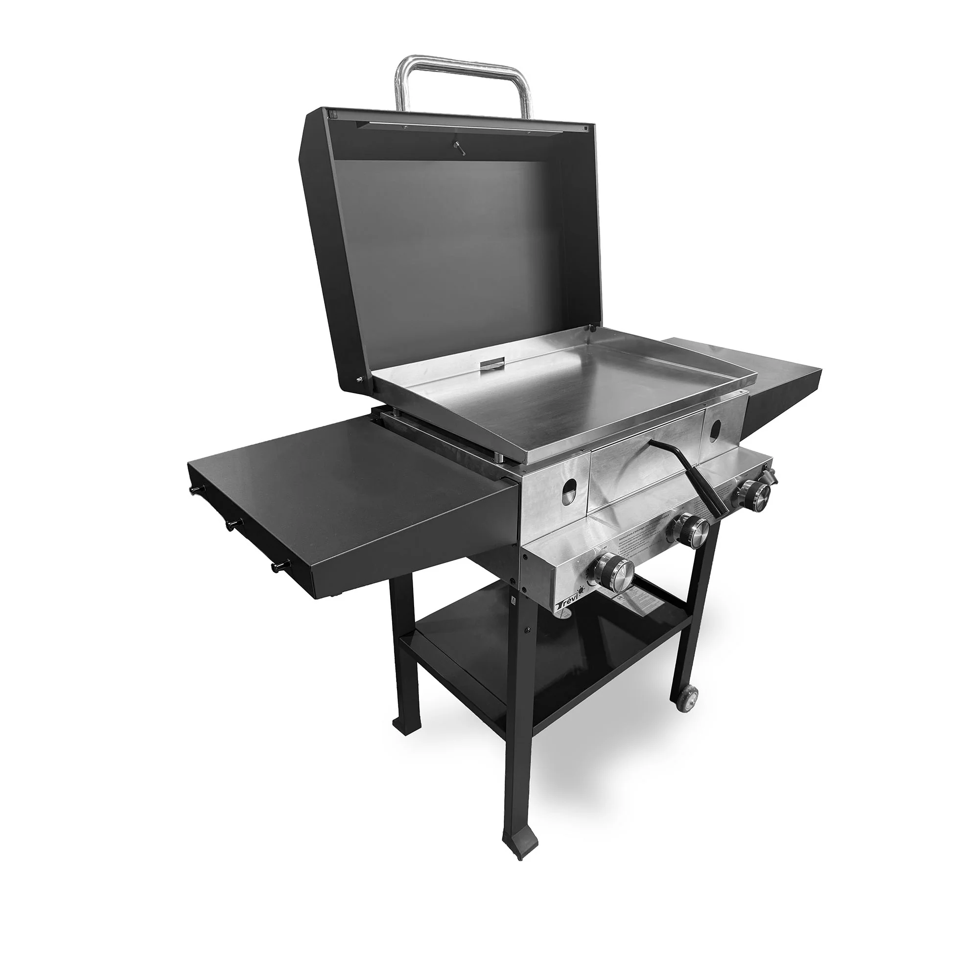 Plancha 3 en 1 avec friteuse à air et four à pizza